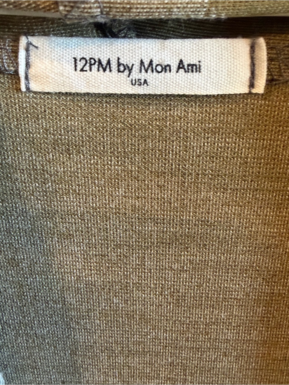Distressed Open-Front Camouflage Cardigan - Picture 4 of 5